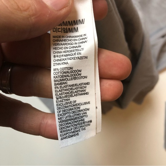 Ted Baker London Mens Gray Long Sleeve Shirt Medium - Picture 4 of 4